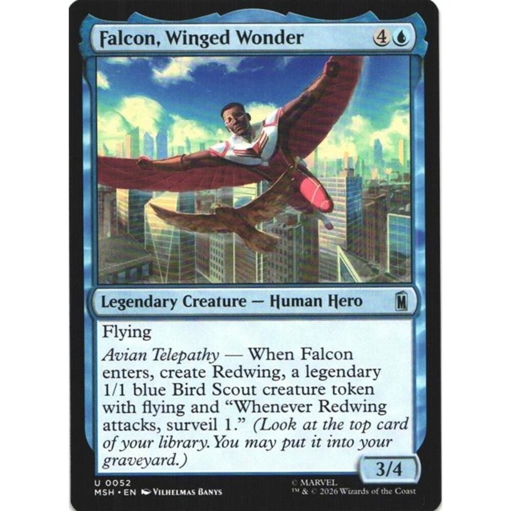 Falcon, Winged Wonder #52 Magic Marvel Super Heroes